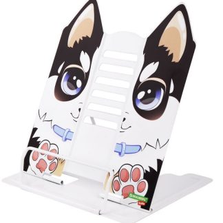 Подставка для книг и учебников фигурная BRAUBERG KIDS "Puppy", регулируемый наклон, металл, 238058
