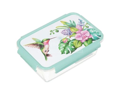 Контейнер прямоуг. 1,6л с декором "Колибри" 3931642 — изображение 2