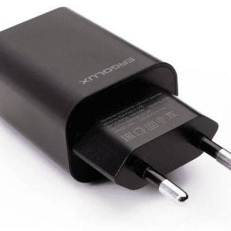 Сет.адаптер/зарядник/блок пит. 1xUSB 110-220V, 5V/2A ERGOLUX ELX-РA01P-C02 ПРОМО черный, пакет
