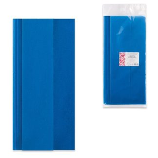 Скатерть одноразовая из нетканого материала спанбонд 140х110 см, ИНТРОПЛАСТИКА, синяя, шк 81970