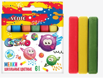Набор мела цветного 6цв. «deVENTE. Cosmo» 8078202