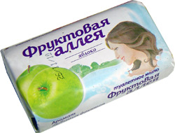 Мыло туал. Фруктовая Аллея Ябл. 90г