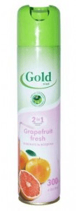 Освежитель воздуха GOLD WIND Grapefruit fresh (Грейпфрутовый фреш) 300мл Сибиар