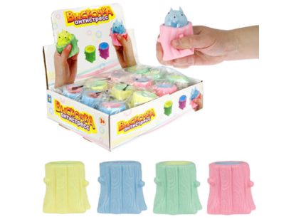 1Toy Жмяка "Выскочка. Бурундук" 5х6х7 см