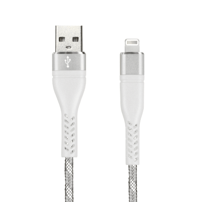 Кабель iPhone 8pin, 1 м, Smartbuy, белый