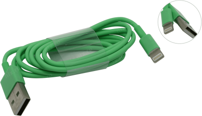 Кабель iPhone 8pin,1.2 м, Smartbuy, зеленый