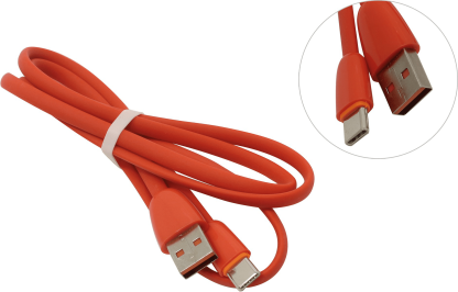 Кабель Type C, 1.2 м, Smartbuy, красный