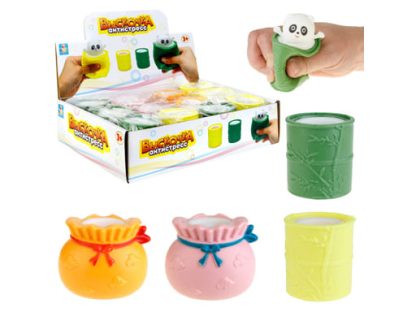 1Toy Жмяка "Выскочка. Панда" 5,6х5,6х6,2 см