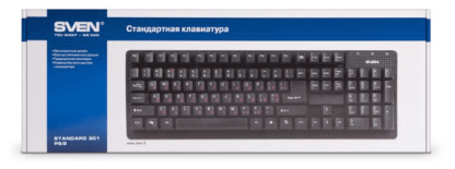 Клавиатура PS/2 SVEN Standart 301 черная