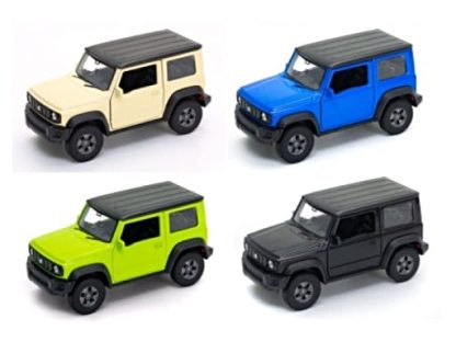 354541 Машина металл 4.75" suzuki JIMNY инерц. откр. дв., цвет в асс. в дисплее уп
