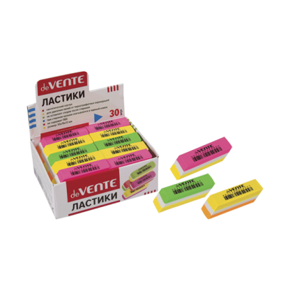 Ластик "deVENTE" Bubble Gum 55x15x13мм прямоуг. цветной 4070911