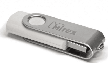 Флешка USB 2 64 Гб Mirex Swivel, белая