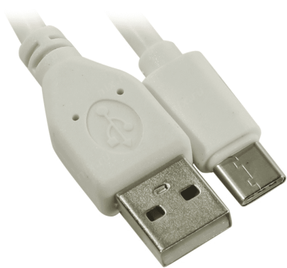 Кабель Type C, 1 м, Smartbuy, белый