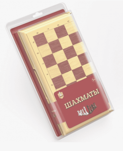 Игра настольная "Шахматы" (бол, беж) блистер 03890