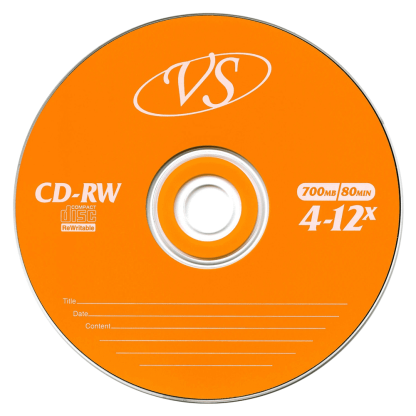 Диск CD-RW VS 700mb 4/12х