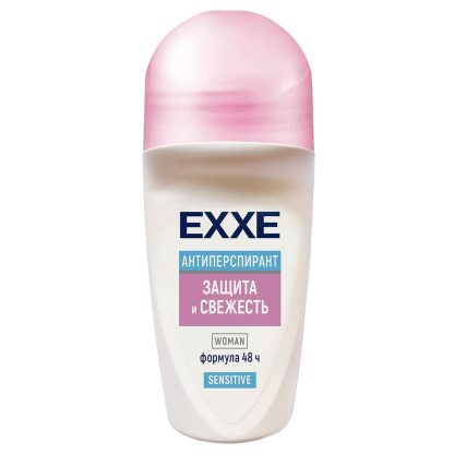 EXXE, Дезодорант женский антиперс. (ролик) Sensitive Защита и свежесть, 50 мл, С0007330 (Арвитекс)