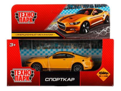 336123 Машина металл СПОРТКАР, 11 см, инерция, кор. Технопарк в кор.2*120шт