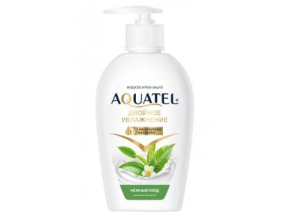 Крем-мыло жидкое Aquatel зеленый чай матча 280гр