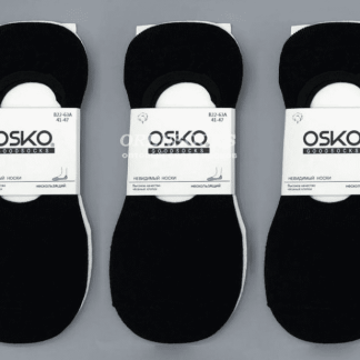 Следки женские с силиконовым задником сетка OSKO, АРТИКУЛ A1669B, 36-41