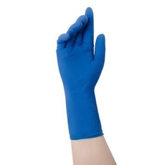 Перчатки Libry, латексные ультрапрочные HR синие L  250/25