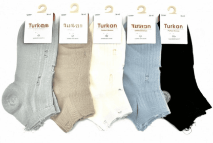 Носки женские короткие рваные Turkan 1209