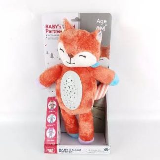 Мягкая игрушка ночник "Лисичка", свет/звук, арт. 450K-W