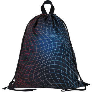 Мешок для обуви BRAUBERG большой удобный с ручкой, 51х41 см, Neon web, 271596