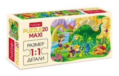 Макси-пазлы 20эл. А5 20ПЗ5_11329 Пикник с Дино (028398)