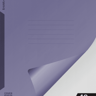 Тетрадь 48 клет с пластиковой обложкой на скобе ErichKrause CoverProBook Reef индиго 63786