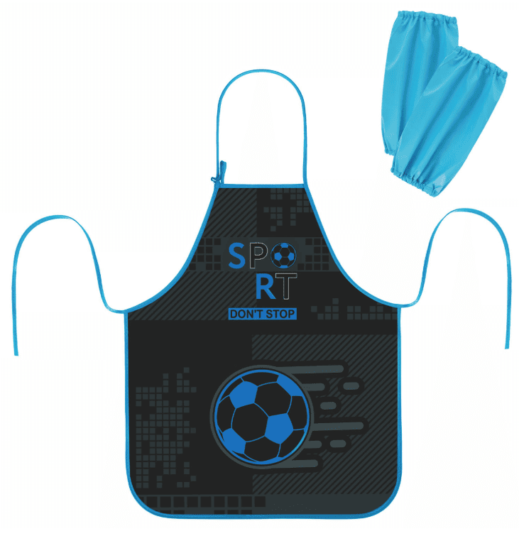 Накидка фартук с нарукавниками для труда ЮНЛАНДИЯ, 46х54 см, Sport game, 272470