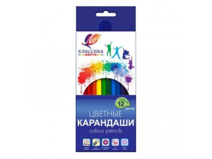 Карандаши 12цв, ЛУЧ "Классика" шестигранные (деревянные) 29С 1710-08