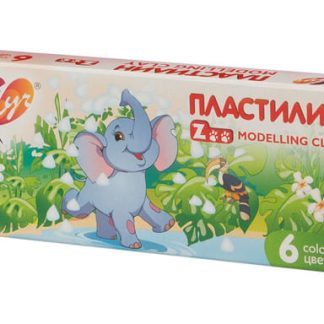 Пластилин 06цв. ЛУЧ "ZOO" 30С 1810-08