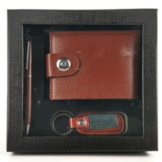 Набор подарочный ( бумажник, брелок, ручка), арт. LM11151.