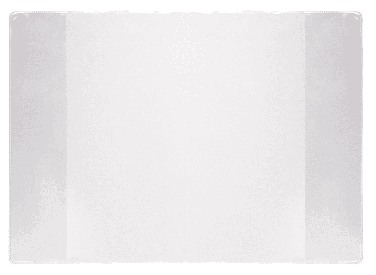 Обложка 300х460 ПВХ для контурных карт и атласов А4, ПЛОТНАЯ, 100 мкм, прозрач., ПИФАГОР, 227436