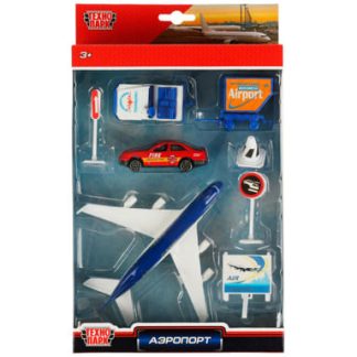 336186 Набор из металла АЭРОПОРТ, в ассорт.кор Технопарк в кор.2*48шт
