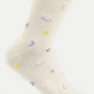 Носки женские А.L136, цвет бежевый/космос, р-р 38-40 9448749