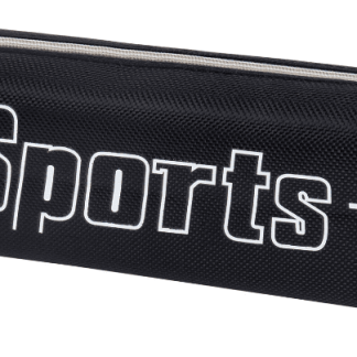Пенал BRAUBERG, 1 отделение, полиэстер, Sport, черный, 19х4х6 см, 270267