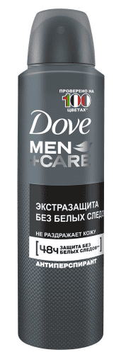 Дезодорант Антиперспирант аэрозоль DOVE Экстр.защита без белых пятен,муж., 150мл