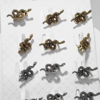 Брошь "Змея" узел, цвет МИКС 9088985