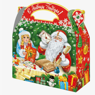 НГ Коробка "Письма-подарки"(220*90*200/260) 1.5 кг.(140)