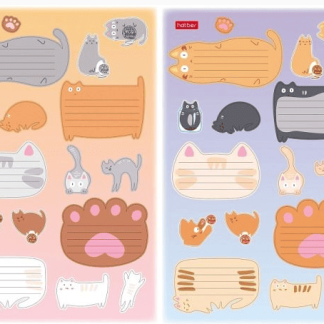 Наклейки для тетрадей А5 4л. 4Н5н КотоВасия