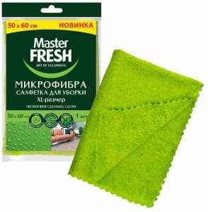 Тряпка для пола микрофибра 50*60 см,185гр/м2,С0006050/Master FRESH