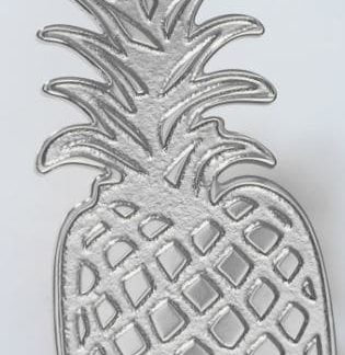 Брошь "Ананас" орнамент, цвет серебро   7624661