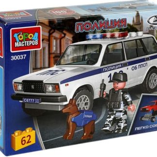 Конструктор 62дет. lada-2104 ПОЛИЦИЯ (легко собрать) Город мастеров 30037-CY