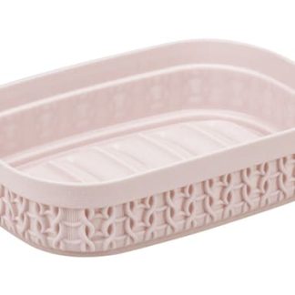 Мыльница Вязание_чайная роза М 2238(пластик)