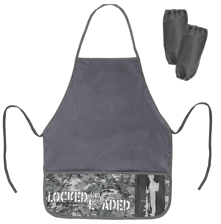 Фартук с нарукавниками BRAUBERG, 45x54 см, 3 кармана, Army, 270394