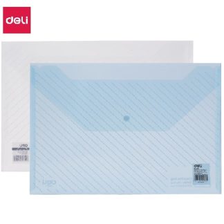 Папка на кнопке А4 180мк DELI E5501 цв. ассорти