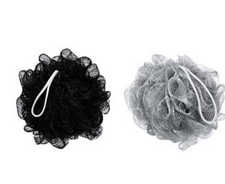 Мочалка-бант д/душа "Гигант"15см 80гр 2цв."Банные штучки" 33418