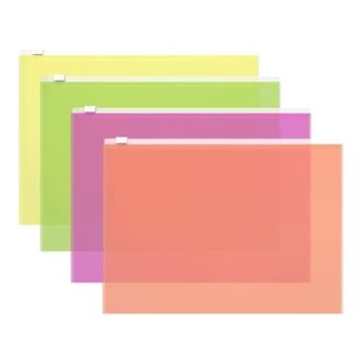ZIP-пакет пластиковый ErichKrause® Fizzy Neon, B5, ассорти 47073