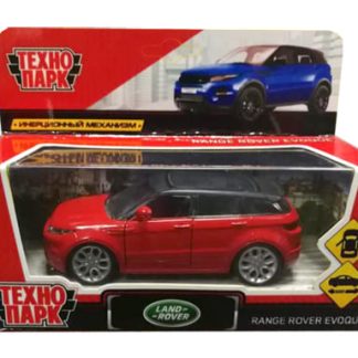 378254 Машина металл LAND ROVER RANGE ROVER EVOQUE 12,5см,открыв двери,инерц, красный Технопарк